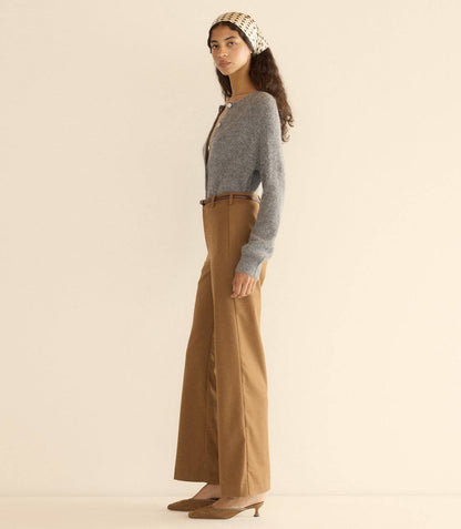 5 Colors! DN Petra Alpaca-Wool Blend Long Sleeved Cardigan