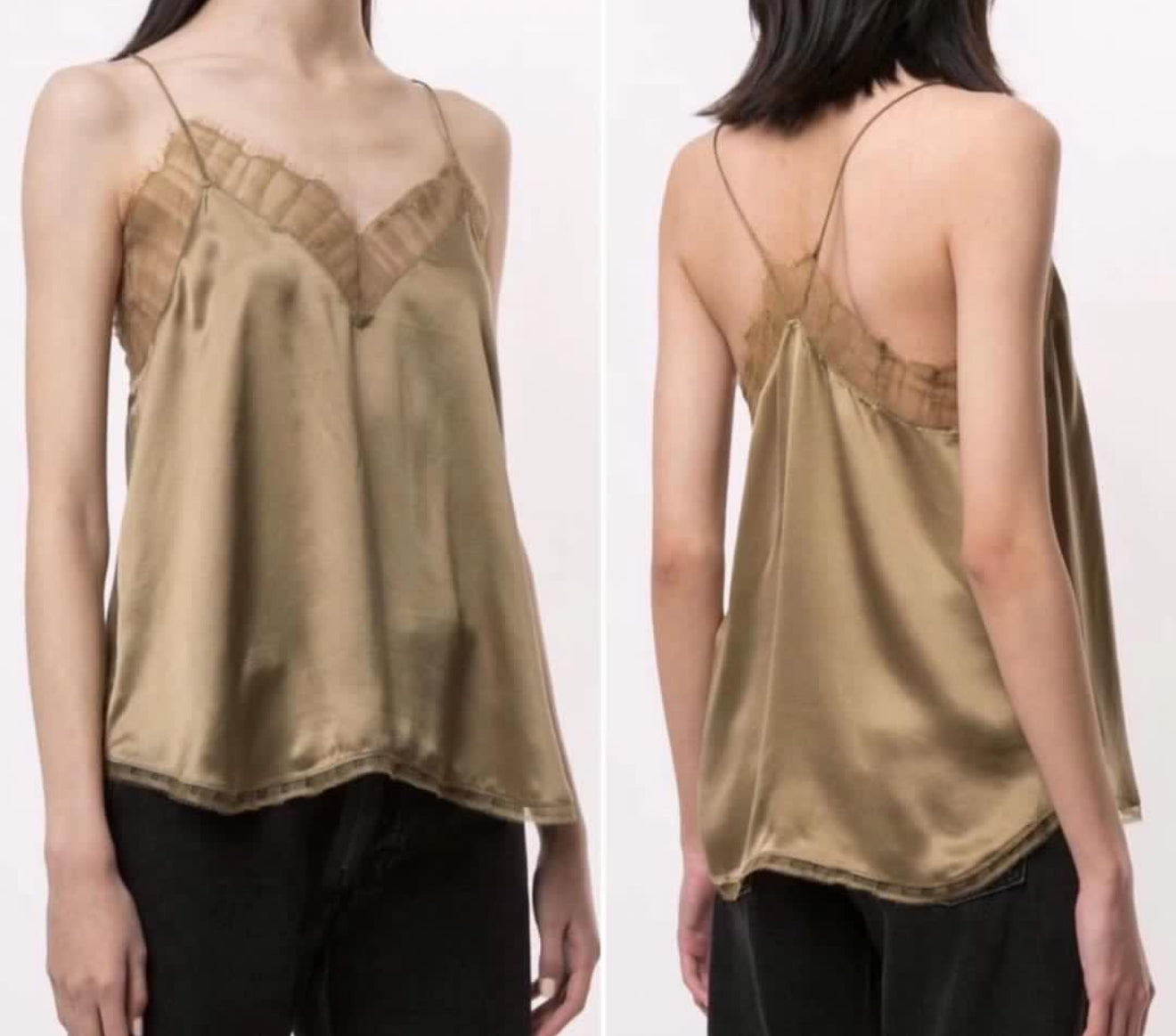 IR Berwyn Silk Lace Camisole Top