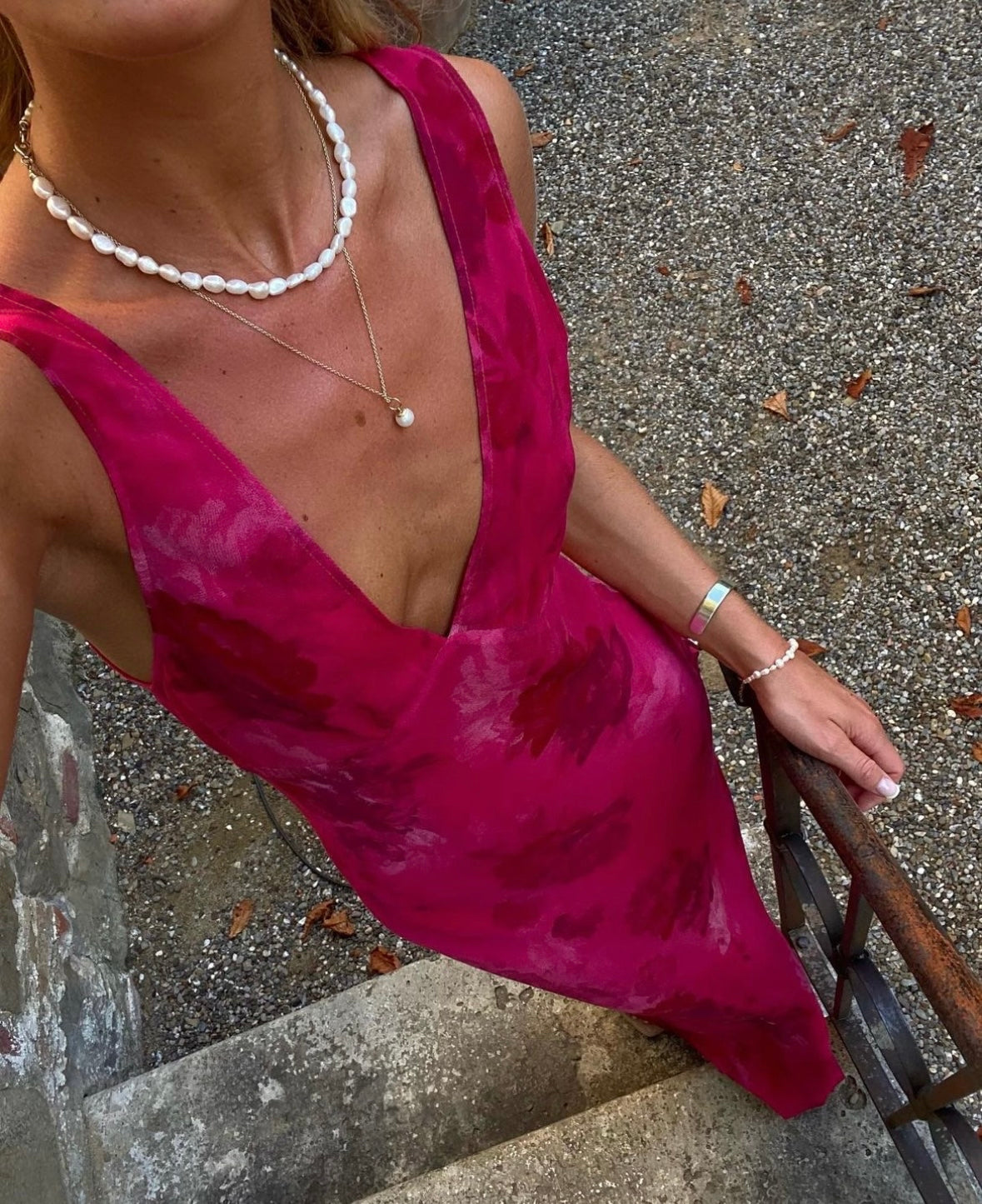 RP Marie Silk Maxi Dress in Anastasia Rose