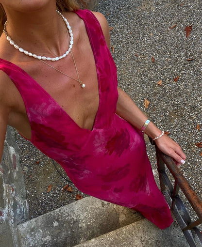 RP Marie Silk Maxi Dress in Anastasia Rose