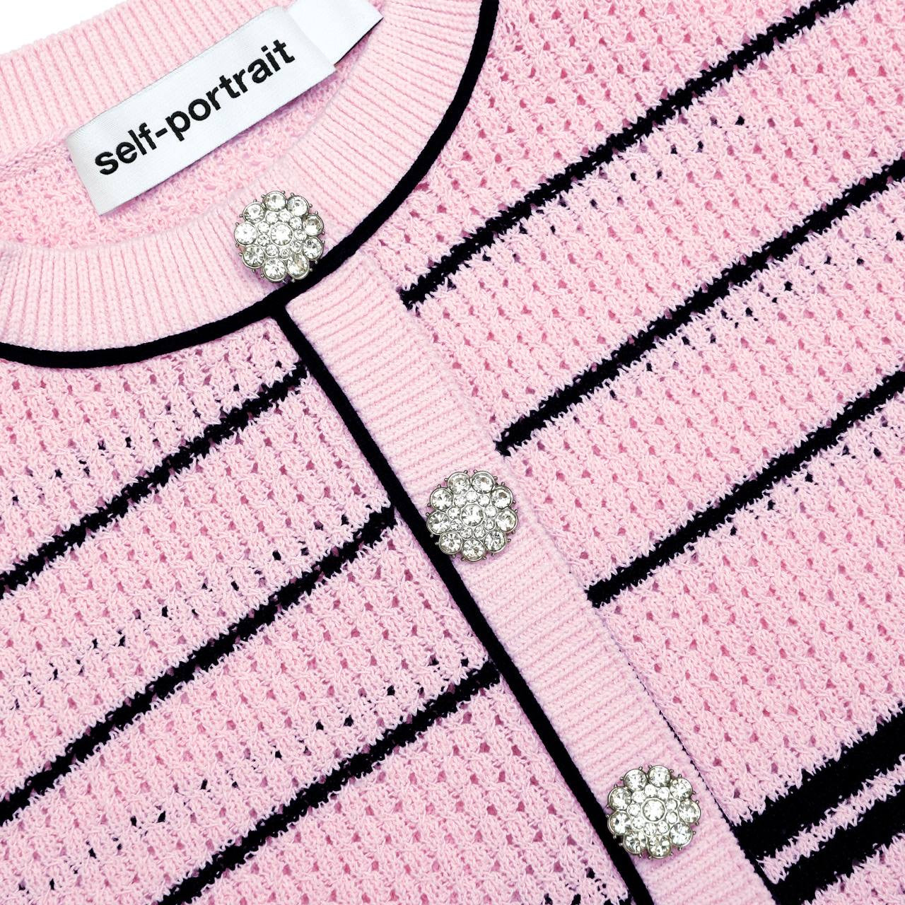 SP Pink Stripe Knit Mini Dress