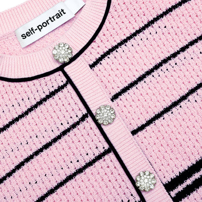 SP Pink Stripe Knit Mini Dress