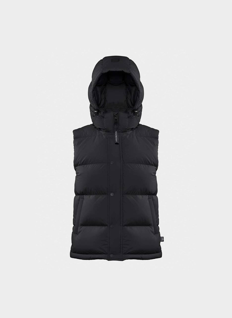 8 Colors! ARZ The Super Puff Down-filled Sleeveless Vest (removable hood)