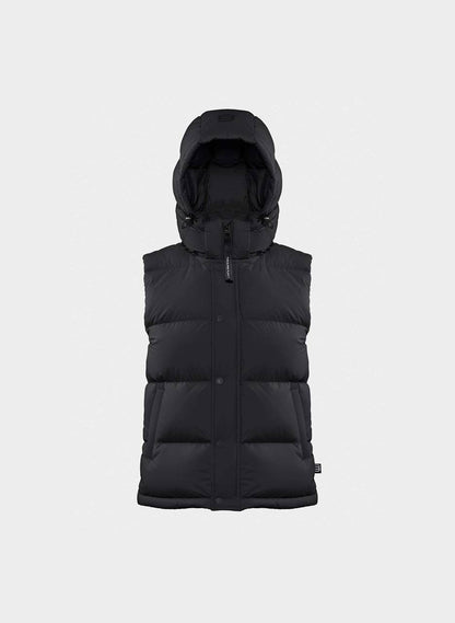 8 Colors! ARZ The Super Puff Down-filled Sleeveless Vest (removable hood)