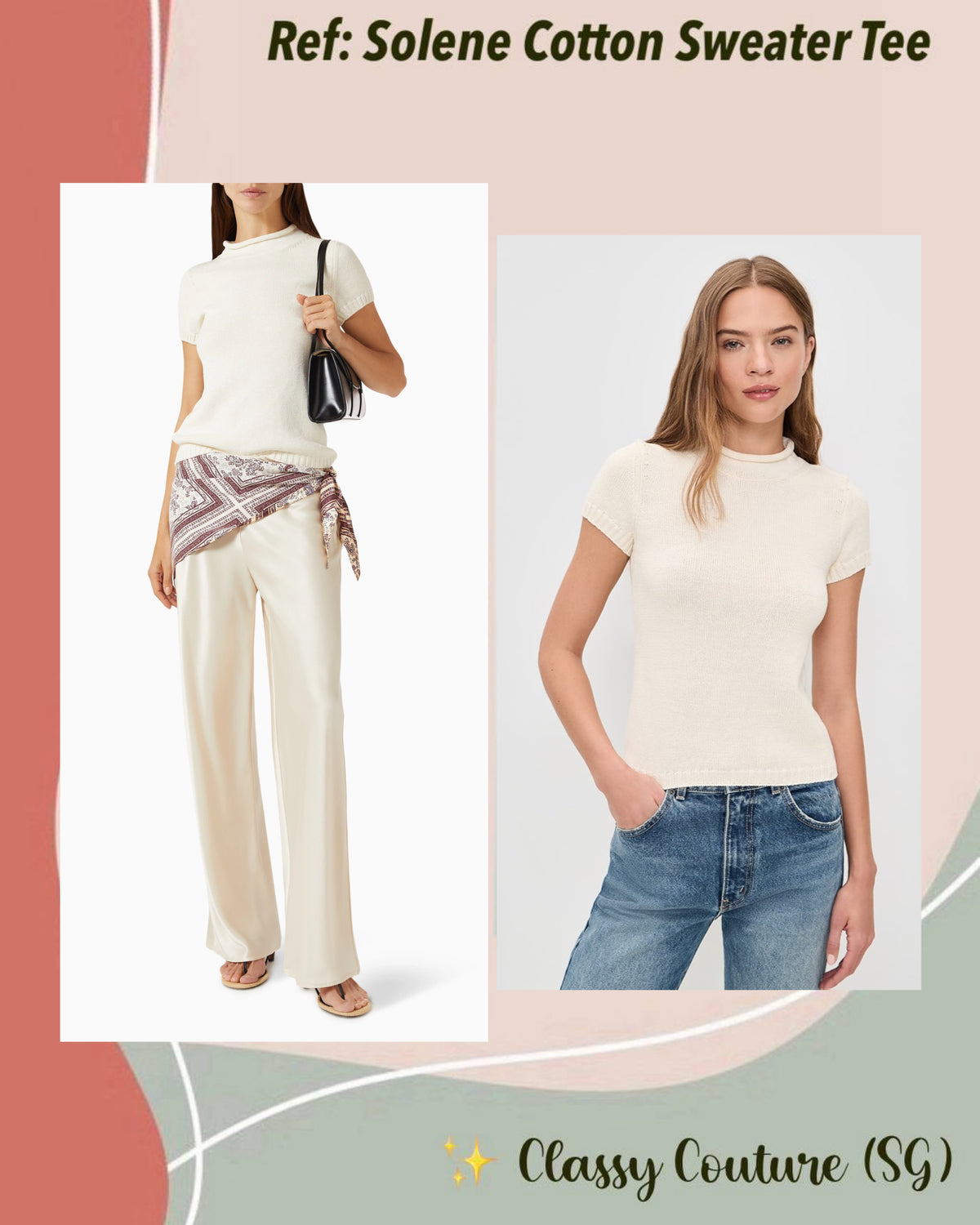 Ref Solene Cotton Sweater Tee