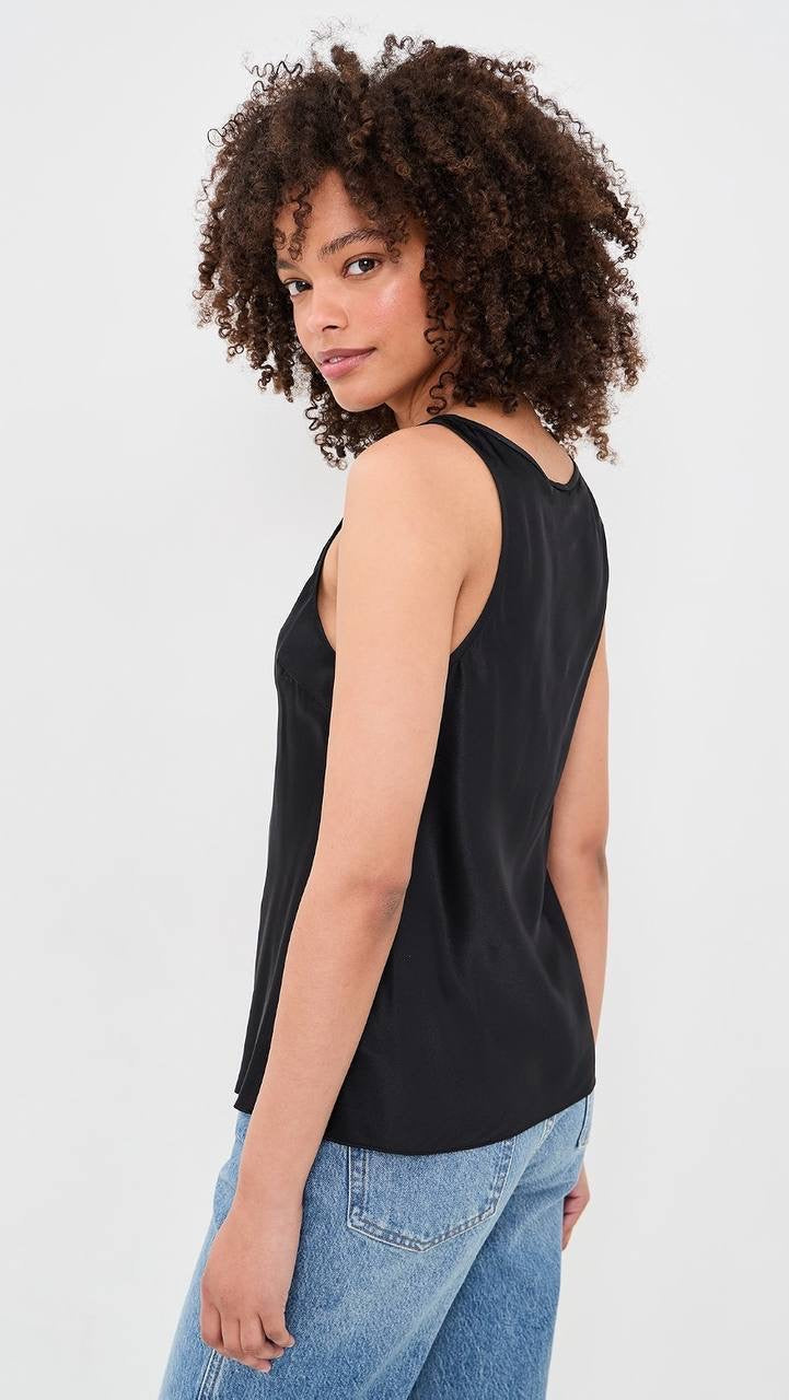 Ref Veya Silk Scoop Neck Top