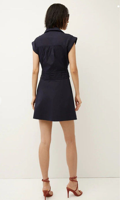 VB Nagano Button Front Shirtdress Mini Dress