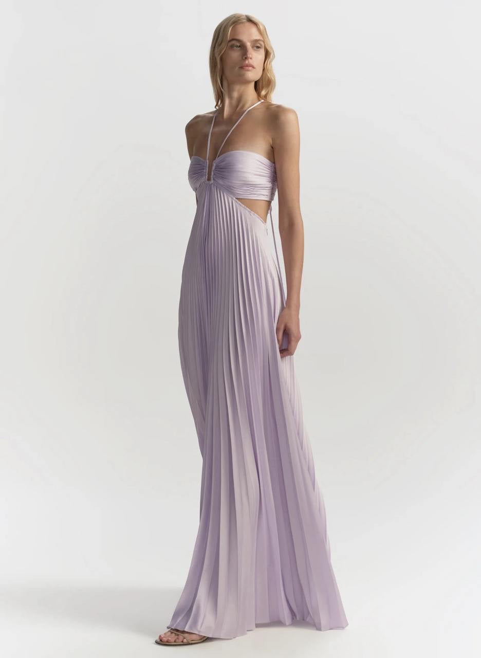 (PART 2/2) 8 Colors! ALC Moira Satin Pleated Maxi Dress