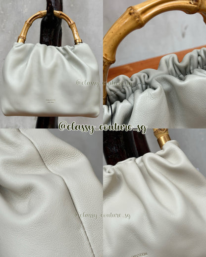 5 Colours! ORT Gretel Mini Top Handle Bag in Lambskin Leather