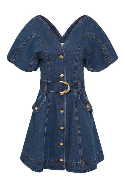 AJ Harper Denim Mini Dress