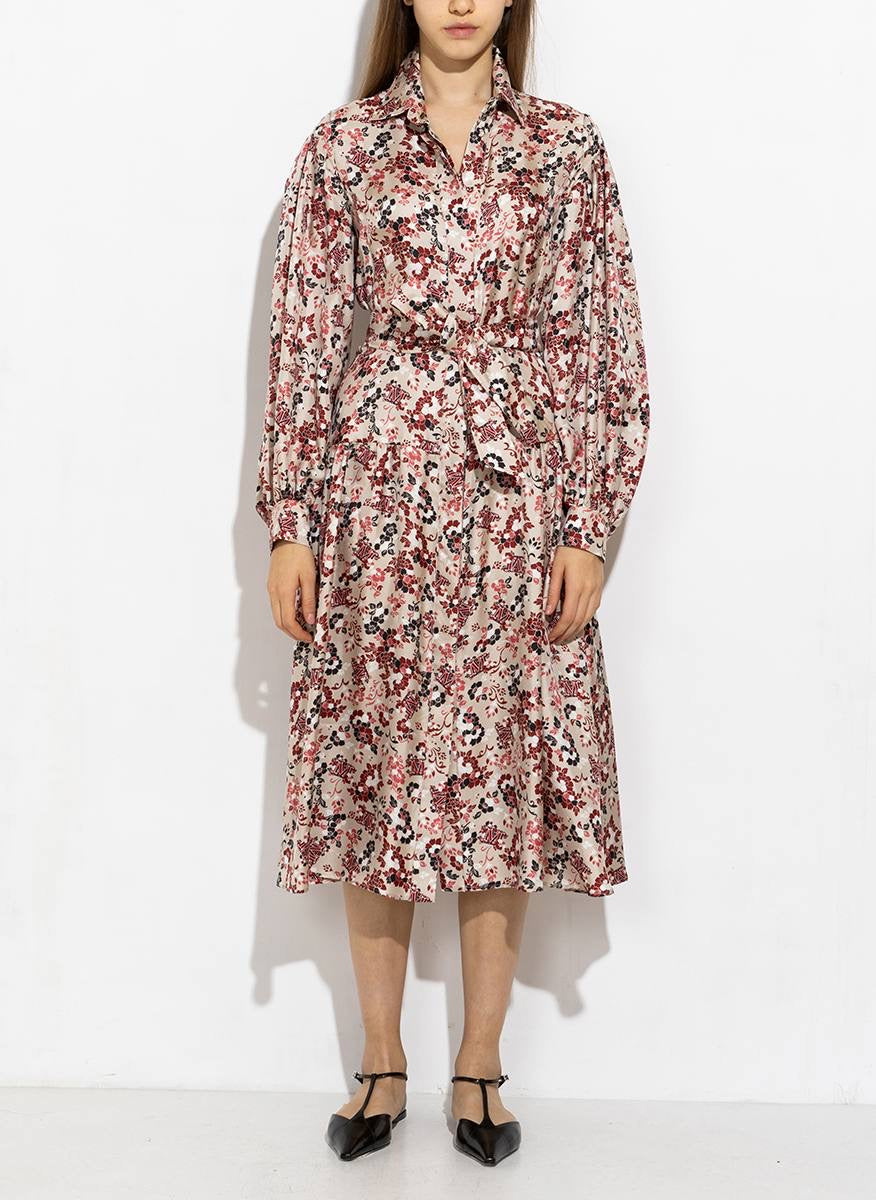 MM Renier Silk Midi Dress