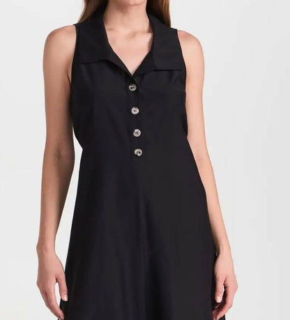 RX Lois Cotton-Silk Midi Dress