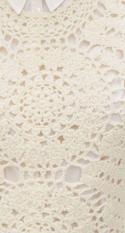 SE Nara Crochet Combo Shirt