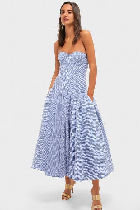 ALX Summers Ramie Midi Dress