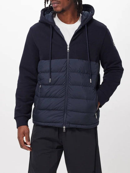 MC Men’s / Unisex Hybrid Padded Quilted Cotton Hooded Jacket Hoodie