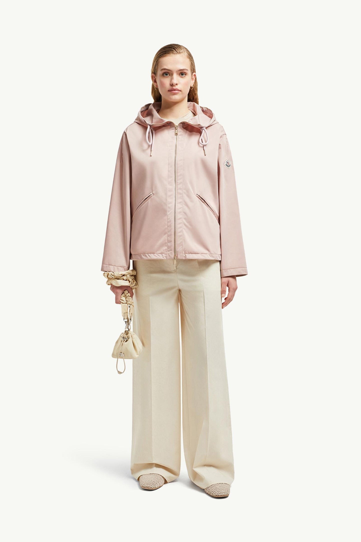 3 Colors! MC Cassiopea Hooded Micro Gabardine Jacket