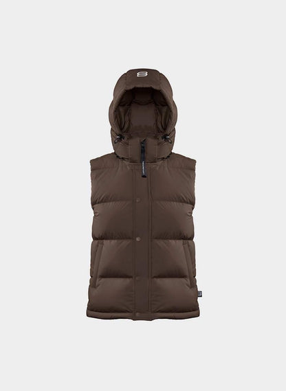 8 Colors! ARZ The Super Puff Down-filled Sleeveless Vest (removable hood)
