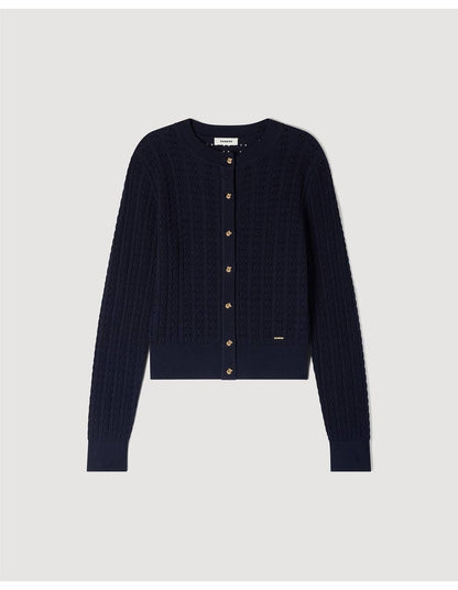SD Flavio Cardigan | Textured Sweater Vest