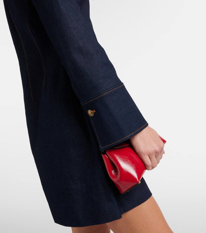 VB Raymond Denim Shirtdress Mini Dress