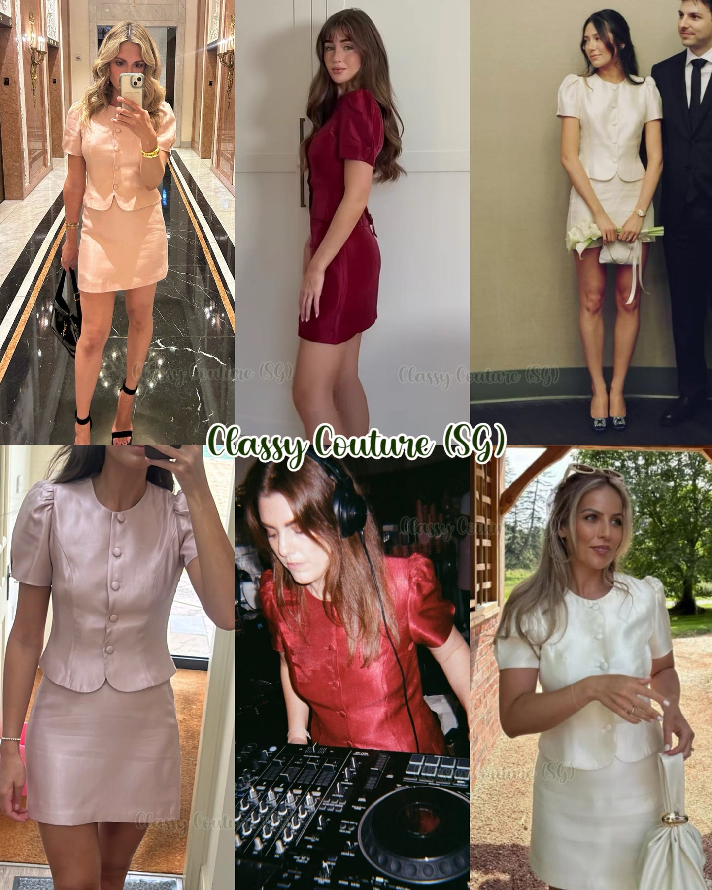 5 Colors! Ref Mika Top | Mini Skirt | Two Piece Set