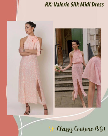 RX Valerie Silk Midi Dress