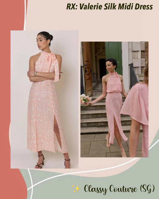 RX Valerie Silk Midi Dress