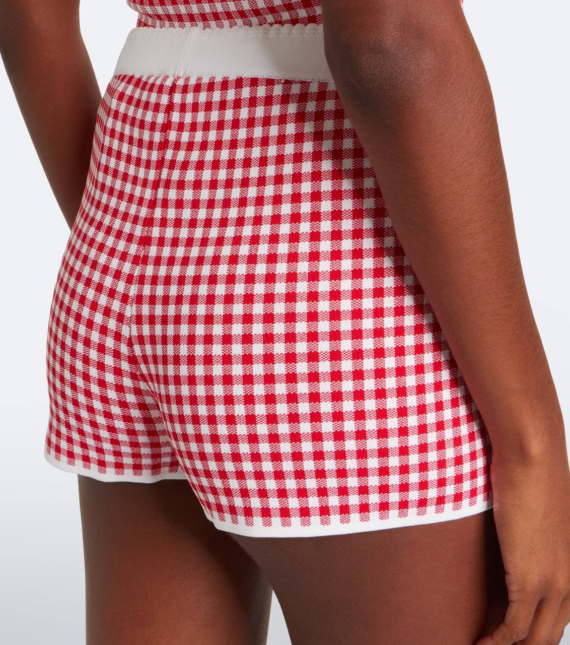 PSE Micah Halter Top | Cardigan | Pants | Shorts | Dress | Viscose-blend Red/white Gingham Check Set