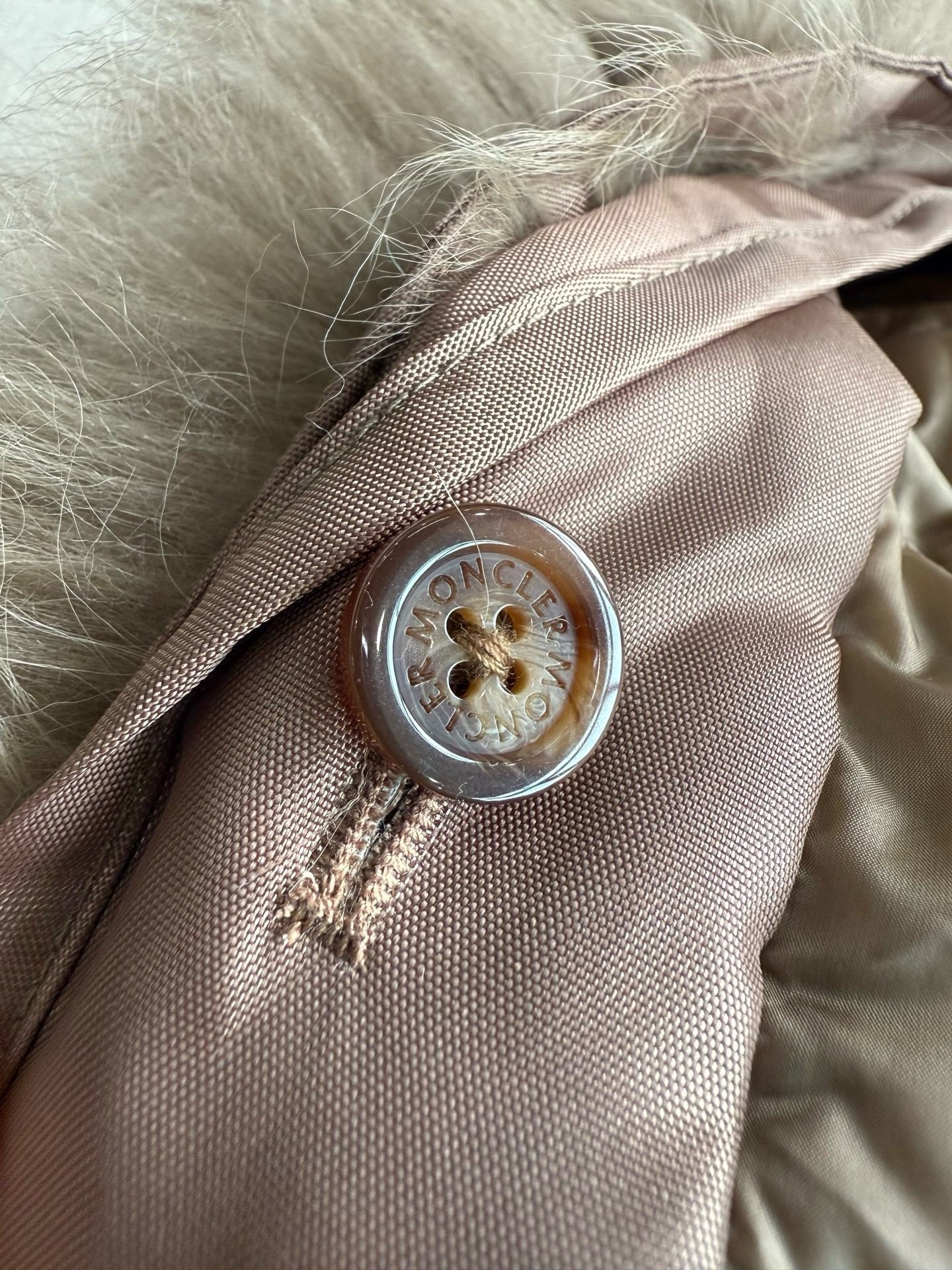 MC Marne Mixed Media Down Jacket with Removable Fur-trimmed Hood