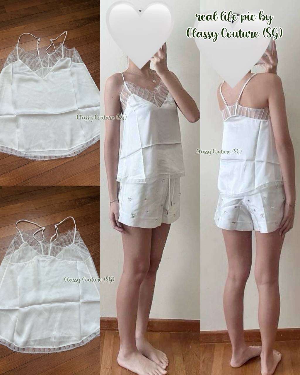 IR Berwyn Silk Lace Camisole Top