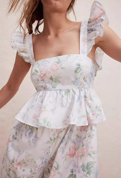 SK Weekend Cotton Jumpsuit in Mrs. Darcy