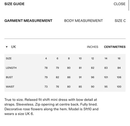 SP Black Crepe 3D Flower Mini Dress