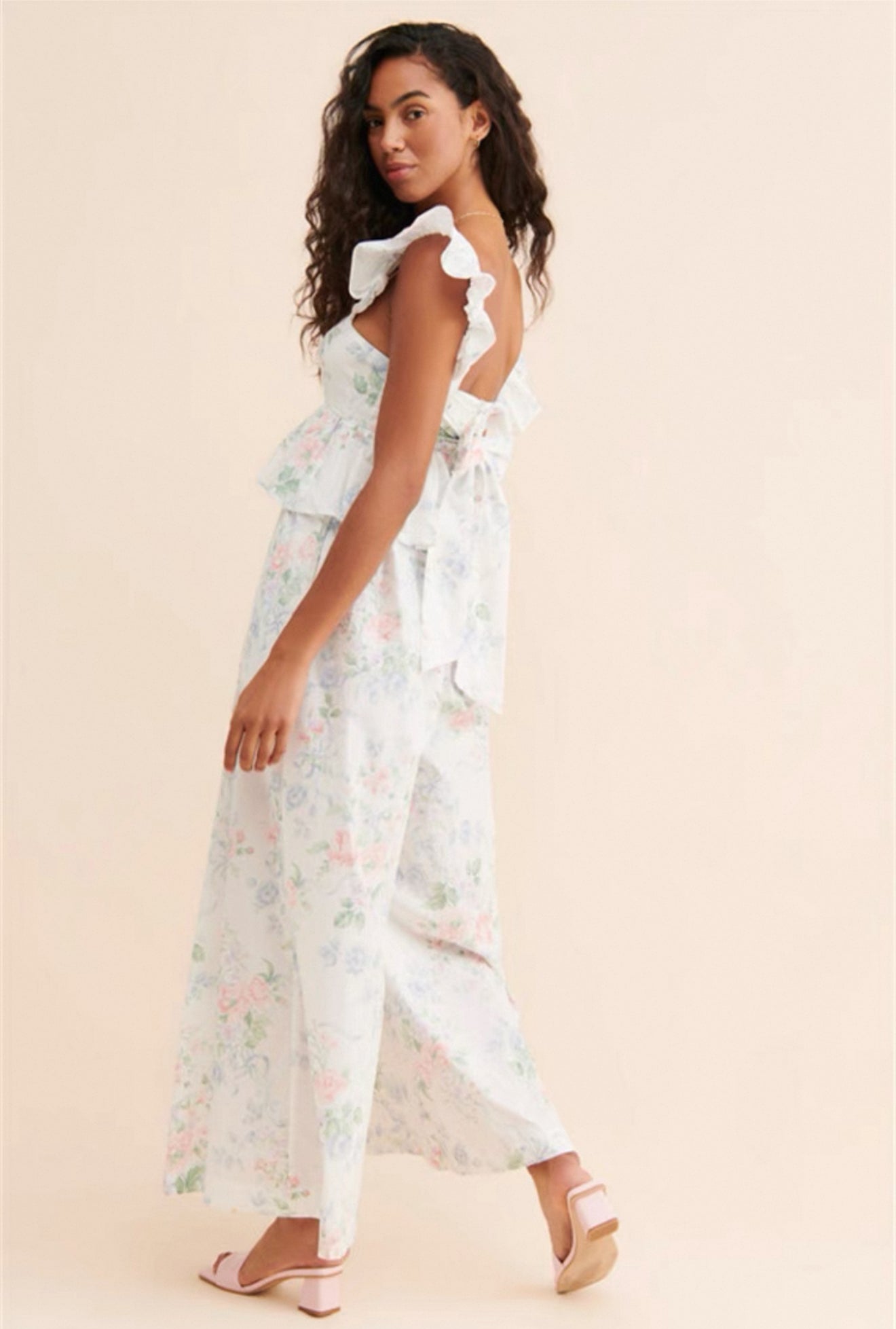SK Weekend Cotton Jumpsuit in Mrs. Darcy