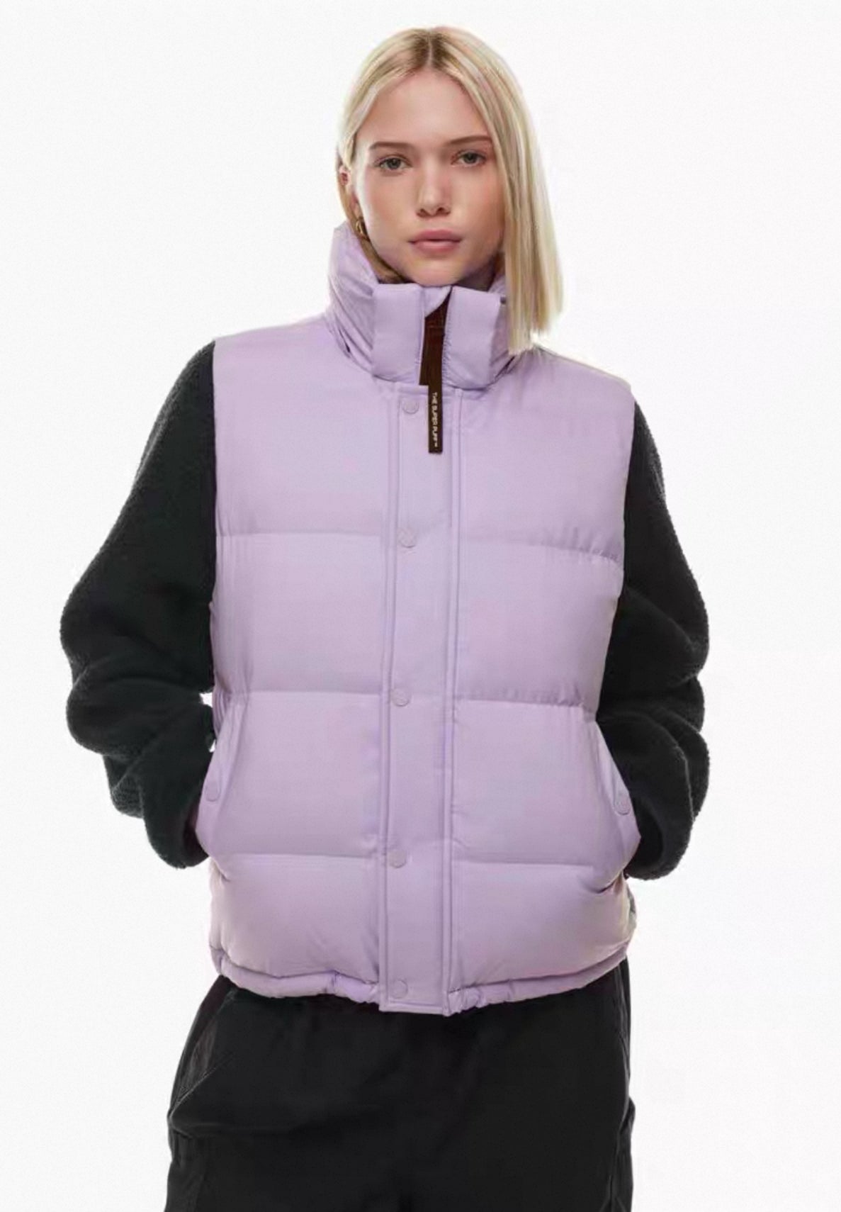 8 Colors! ARZ The Super Puff Down-filled Sleeveless Vest (removable hood)