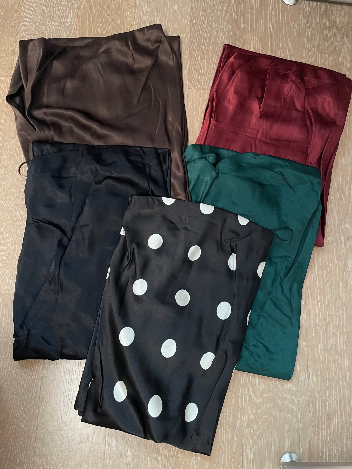 Ref Oren Strapless Silk Maxi Dress with Scarf