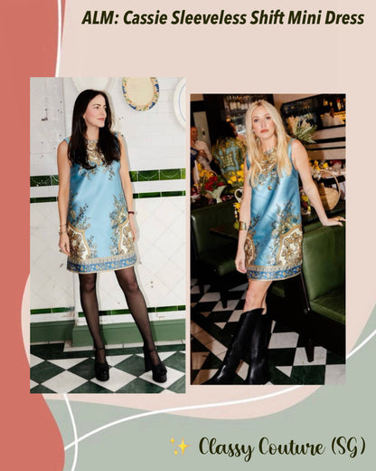 ALM Cassie Sleeveless Shift Mini Dress