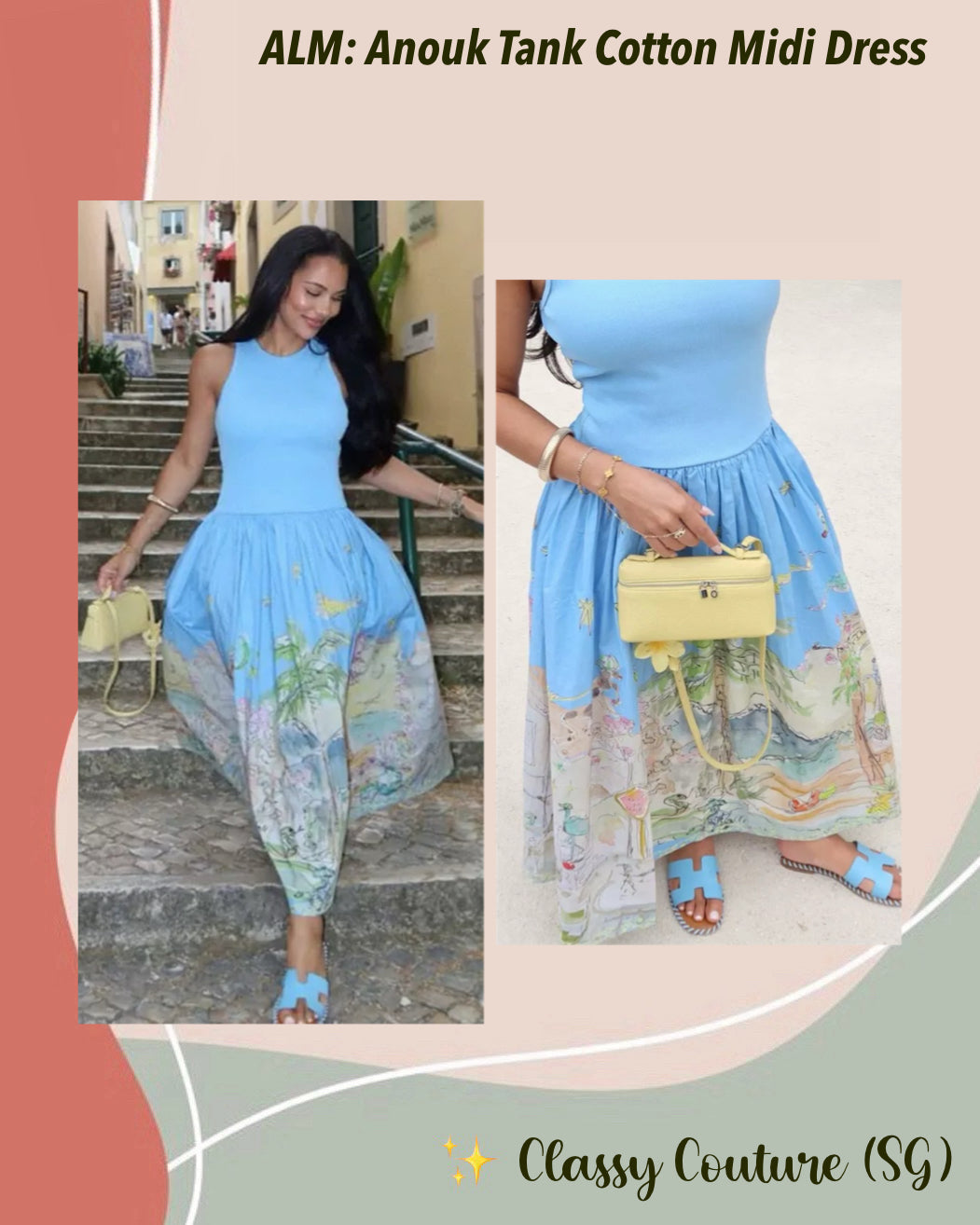 ALM Anouk Tank Cotton Midi Dress