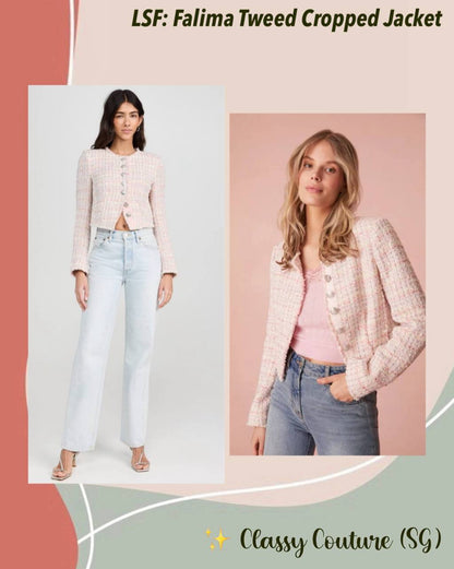 LSF Falima Tweed Cropped Jacket
