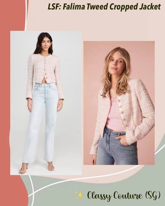 LSF Falima Tweed Cropped Jacket