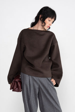 Tot Double Wool Top Sweater