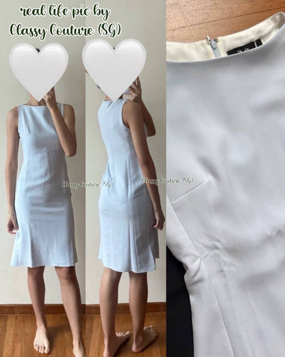 TH Flared Mini Dress in Admiral Crepe