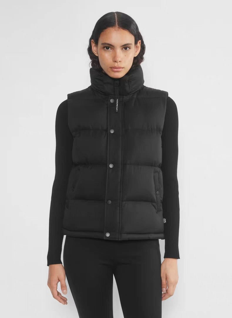 8 Colors! ARZ The Super Puff Down-filled Sleeveless Vest (removable hood)