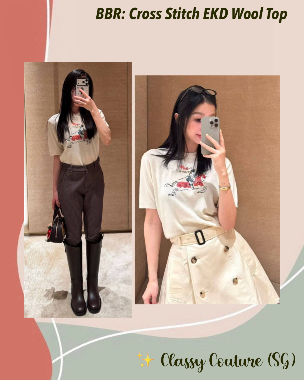 BBR Year of the Horse Cross Stitch EKD Wool Top