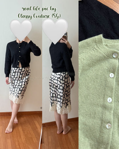 7 Colors! DN Petra Alpaca-Wool Blend Long Sleeved Cardigan
