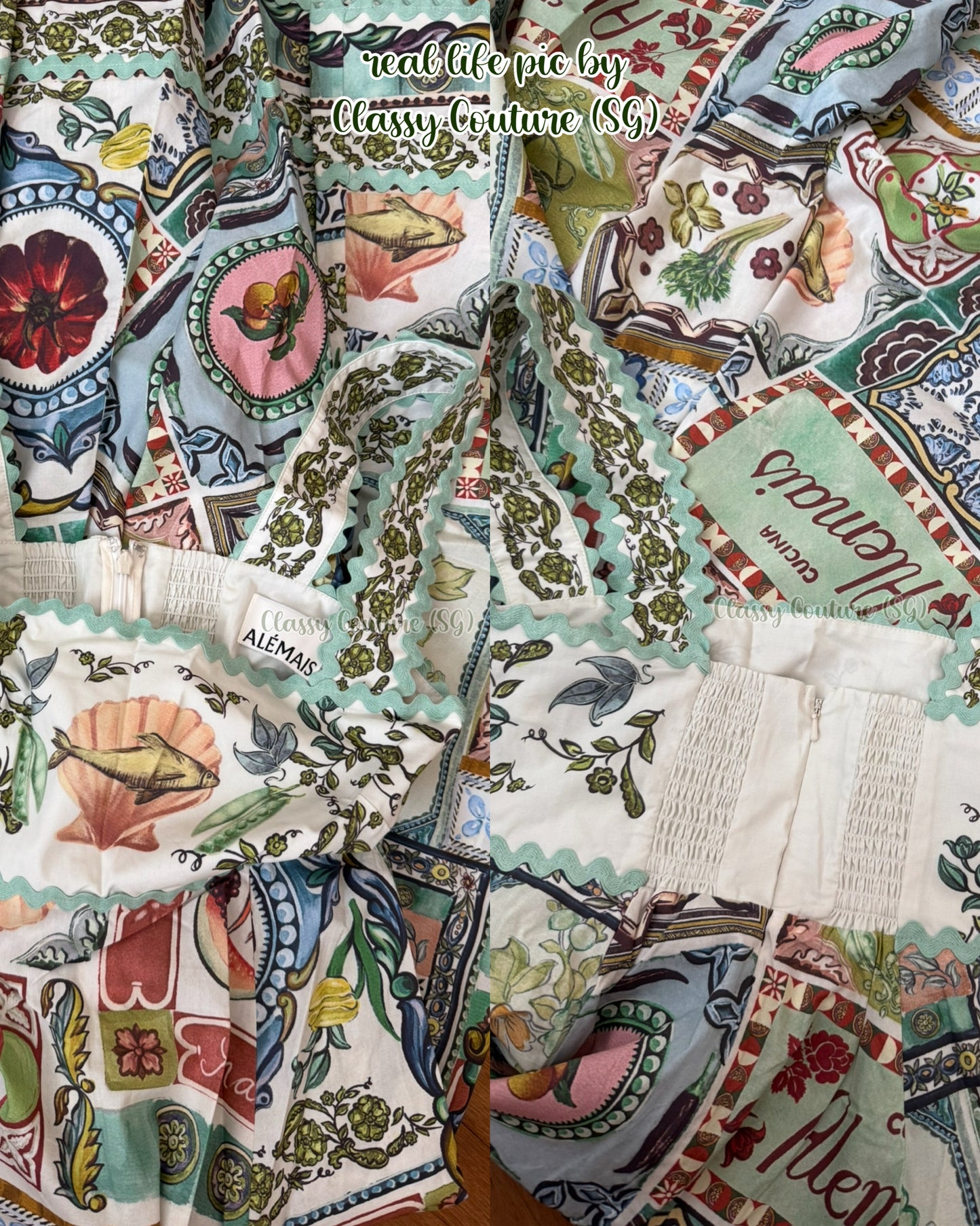 ALM Tommasina Cotton Summer Midi Dress Sundress