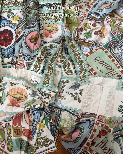 ALM Tommasina Cotton Summer Midi Dress Sundress