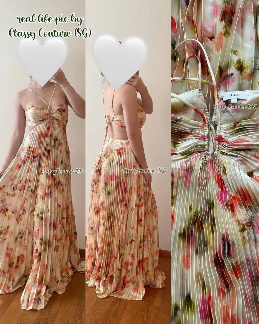 (PART 1/2) 8 Colors! ALC Moira Halter Bustier Maxi Dress
