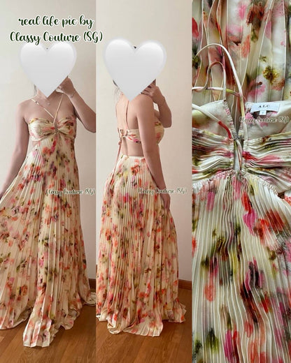 (PART 1/2) 8 Colors! ALC Moira Halter Bustier Maxi Dress