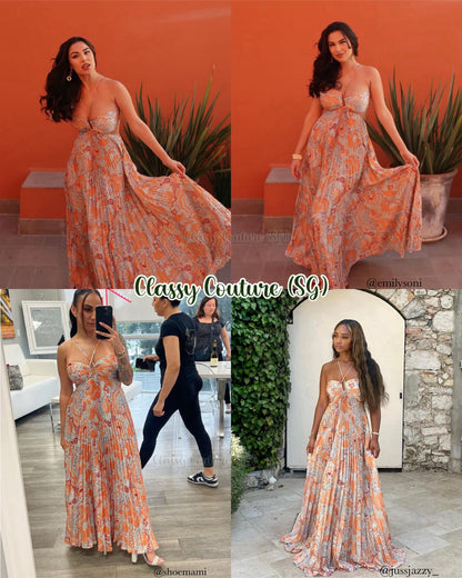 (PART 1/2) 8 Colors! ALC Moira Halter Bustier Maxi Dress