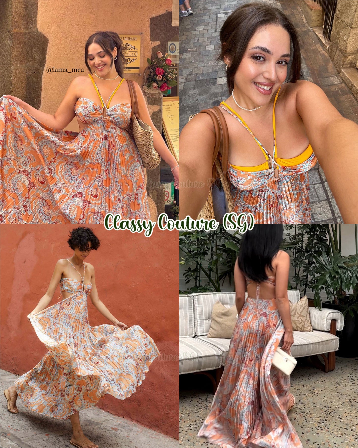 (PART 1/2) 8 Colors! ALC Moira Halter Bustier Maxi Dress