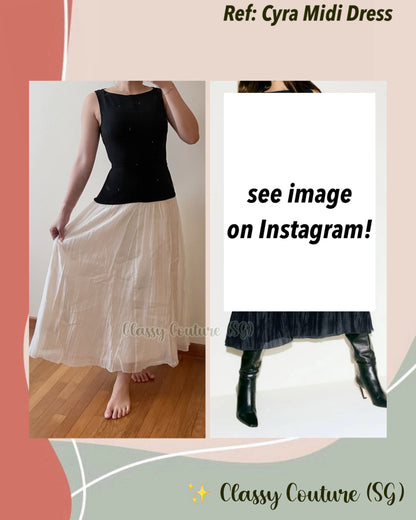 RESTOCKED! Ref Cyra Midi Dress